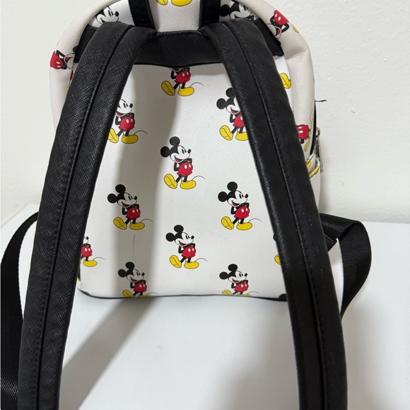 Loungefly Disney Mickey Mouse White Backpack - Picture 2 of 5